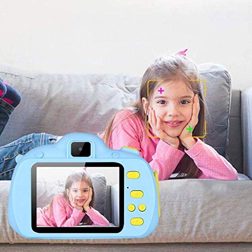 LKYBOA Girls Birthday Gifts Christmas 4 to 6 Years Old Children Digital Camera （Blue ，Pink） (Color : Blue)