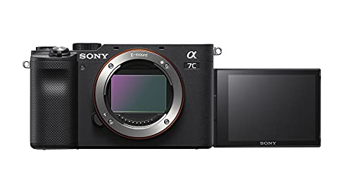 Sony Alpha a7C Full-Frame Compact Mirrorless Camera (Black) Bundle with FE 20mm f/1.8 G Lens (6 Items)