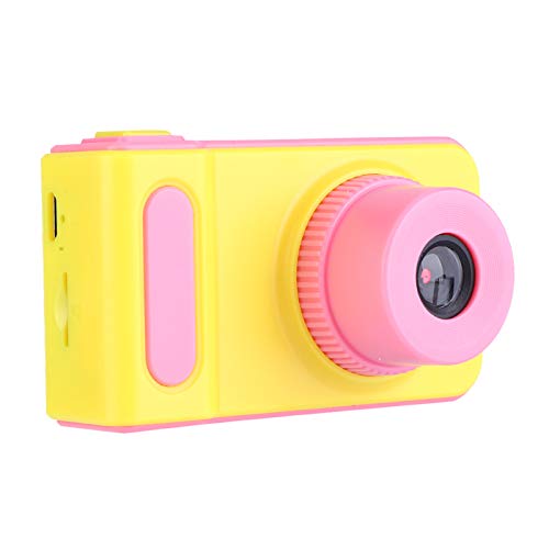 Kids Digital Video Camera,2 Inch 1080P Digital Video Camera Cartoon Toy Camera Support Playback Video & Photo,for Children Boy Girl Birthday Gift (Pink)