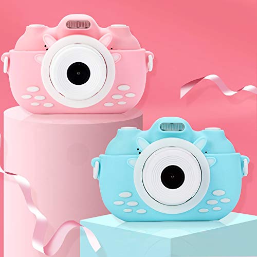 LKYBOA HD Children's Digital Camera Toy Cartoon Can Take Pictures of Baby (Color : A)