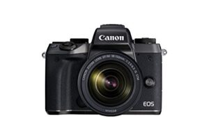 canon eos m5 mirrorless camera kit ef-m 18-150mm f/3.5-6.3 is stm lens kit – wi-fi enabled & bluetooth (renewed)