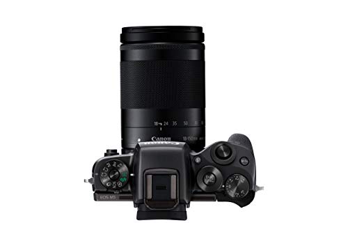 Canon EOS M5 Mirrorless Camera Kit EF-M 18-150mm f/3.5-6.3 is STM Lens Kit - Wi-Fi Enabled & Bluetooth (Renewed)