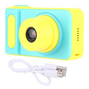 Kids Digital Video Camera,2 Inch 1080P Digital Video Camera Cartoon Toy Camera Support Playback Video & Photo,for Children Boy Girl Birthday Gift (Blue)