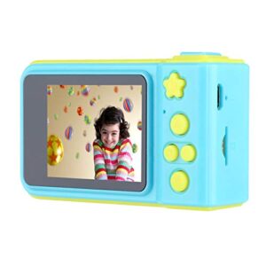 Kids Digital Video Camera,2 Inch 1080P Digital Video Camera Cartoon Toy Camera Support Playback Video & Photo,for Children Boy Girl Birthday Gift (Blue)