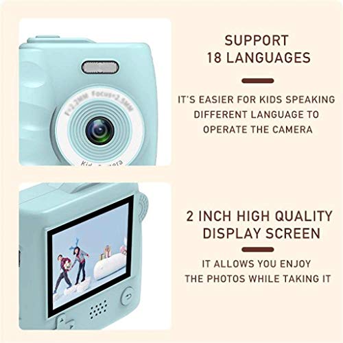 LKYBOA Digital Camera for Kids, Kids Digital Video Camera with 2 Inch Screen and Card for 3-10 Years Boys Girls Gift (Color : C)