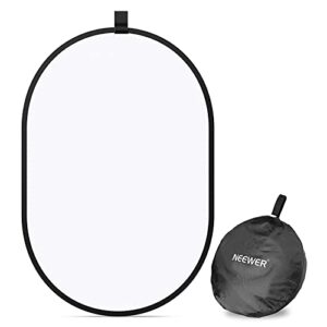 neewer light diffuser panel for photography, 5×7 feet/150x200cm soft white diffuser fabric with carry bag, collapsible pop out light modifier for studio and outdoor portrait, product, video shooting