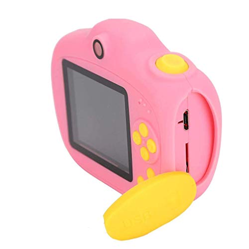 LKYBOA Pink Camera，Mini Kids Camera, 1080P HD Mini Video Camera for Children Memory Card, Best Gift