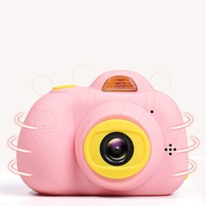 LKYBOA Pink Camera，Mini Kids Camera, 1080P HD Mini Video Camera for Children Memory Card, Best Gift