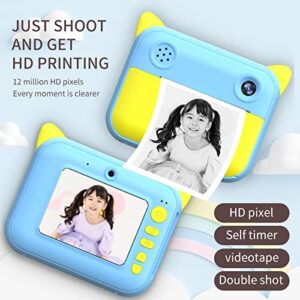 Kids Camera, Digital Camera for Kids Boys and Girls - 24MP Children's Camera with LCD Screen, Full HD 1080p Rechargeable Electronic Mini Camera for Students, Teens, Kids