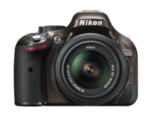 nikon d5200 24.1 mp cmos digital slr with 18-55mm f/3.5-5.6 af-s dx vr nikkor zoom lens (bronze) (discontinued by manufacturer)