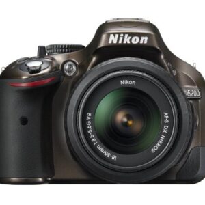 Nikon D5200 24.1 MP CMOS Digital SLR with 18-55mm f/3.5-5.6 AF-S DX VR NIKKOR Zoom Lens (Bronze) (Discontinued by Manufacturer)