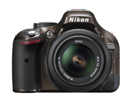 Nikon D5200 24.1 MP CMOS Digital SLR with 18-55mm f/3.5-5.6 AF-S DX VR NIKKOR Zoom Lens (Bronze) (Discontinued by Manufacturer)