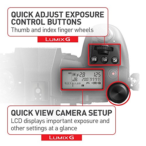 Panasonic Lumix G9LK Mirrorless Digital Camera with Leica DG 12-60mm f/2.8-4 Lens (Black, Renewed)