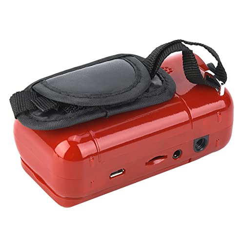 Portable Child DV Camera, 16X Digital Zoom, HD Camera, Support Memory Card, Children's Toys with TFT LCD Sceen (Red)