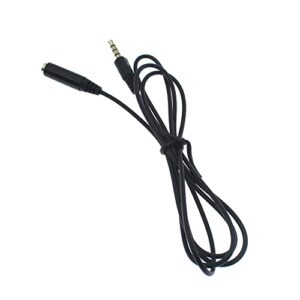 yqsdg 3.5mm male to female headphone extension cable 4-pole 3 ring trrs 1m/3ft for audio extension connecting card wwipers to mobile devices