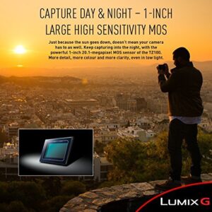 PANASONIC LUMIX ZS100 4K Point and Shoot Camera, 10X Leica DC Vario-ELMARIT F2.8-5.9 Lens with Hybrid O.I.S, 20.1 Megapixels, 3 Inch LCD, DMC-ZS100S (Renewed)