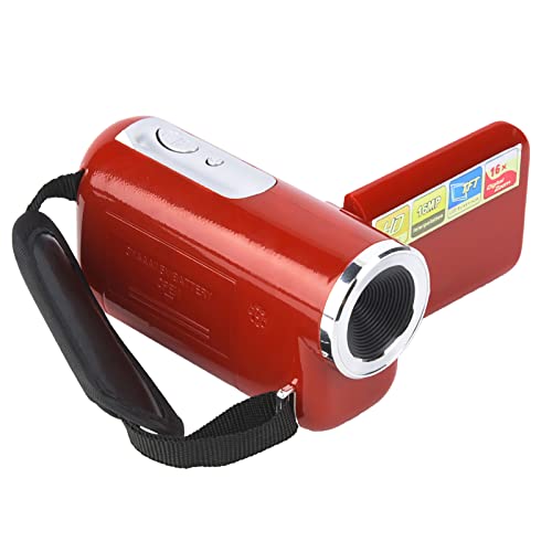 Kids Camera,Durable Digital Camera for Kids,Portable Children Kids 16X HD Digital Video Camera,Small Size Camera for Best Gift for Kids with TFT LCD Sceen Toy (Red)