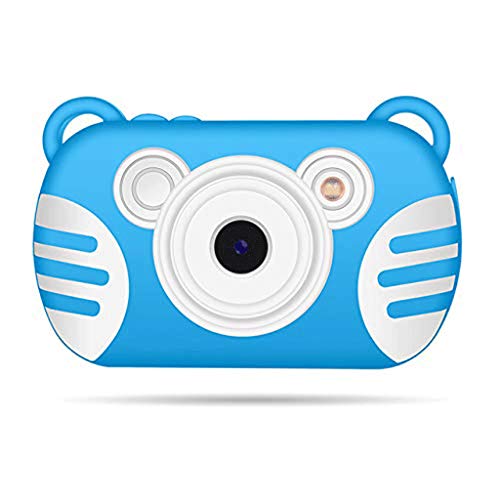 LKYBOA Waterproof Children's Camera -for Kids Video Cameras Kids Digital Camera 8MP 1080P HD Toys for 3-10 Year Old Girl with (Color : Blue)