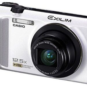 Casio Exilim EX-ZR200 High Speed 16 MP, 12x Optical Zoom Compact Digital Camera (White)