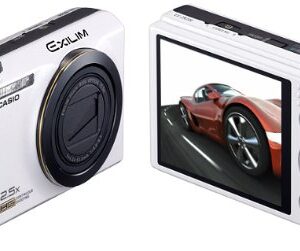 Casio Exilim EX-ZR200 High Speed 16 MP, 12x Optical Zoom Compact Digital Camera (White)