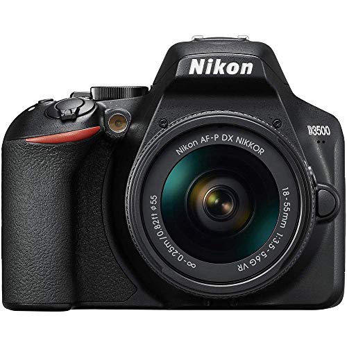 Nikon D3500 DSLR Camera with 18-55mm and 70-300mm Lenses (1588) + 64GB ExtremePro Card + 2 x EN-EL14a Battery + Corel Photo Software + Case + Telephoto Lens + More - International Model (Renewed)