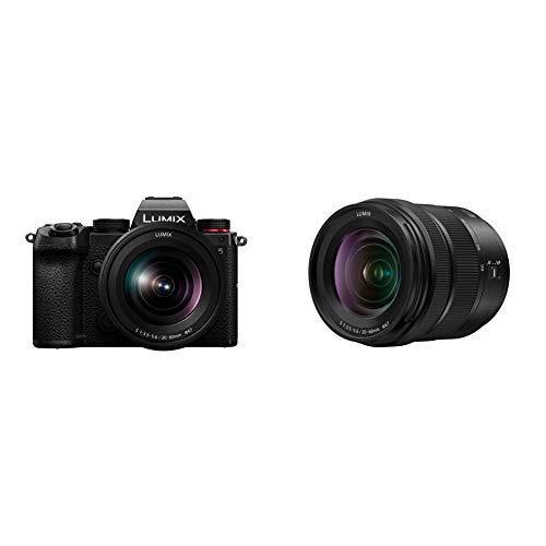 Panasonic LUMIX S5 Full Frame Mirrorless Camera (DC-S5KK) and LUMIX S 20-60mm F3.5-5.6 L Mount Interchangeable Lens (S-R2060)