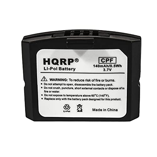 HQRP Battery 2-Pack Compatible with Sennheiser BA300 Set840-S Set840-TV Set900 Set830 Set830-S Set830-TV RR840 RR840-S RS4200 RI830 RI830-S RI900 RR4200 HDI830 IS410 RI410 Headphones Receiver