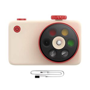 LKYBOA Pocket Camera Men's and Women's Birthday Entry-Level Portable Mini Gift New Year Set Baby HD (Color : A)