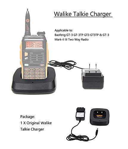 Vineyuan Walike Talkie Charger Station for GT-3 GT-3TP GT3 GT3TP &GT-3 Mark-II III Two Way Radio Battery Charging Base(Original)