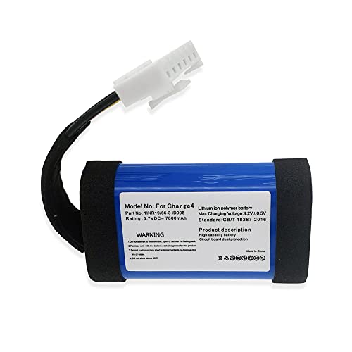 MPF Products 7800mAh SUN-INTE-118, 1INR19/66-3, ID998 Battery Replacement Compatible with JBL Charge 4 Portable Bluetooth Speaker