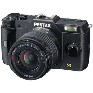 pentax q7 02 zoom kit black mirrorless digital camera 12.4mp mirrorless digital camera with 3-inch lcd and5-15mm (black) (discontinued by manufacturer)