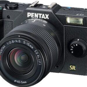 Pentax Q7 02 zoom kit black Mirrorless Digital Camera 12.4MP Mirrorless Digital Camera with 3-Inch LCD and5-15mm (Black) (Discontinued by Manufacturer)