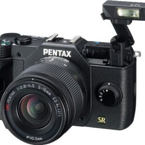 Pentax Q7 02 zoom kit black Mirrorless Digital Camera 12.4MP Mirrorless Digital Camera with 3-Inch LCD and5-15mm (Black) (Discontinued by Manufacturer)