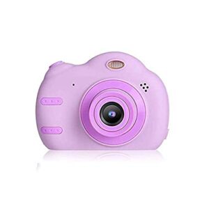 lkyboa mini purple camera，dual lens hd children digital cameras for boys birthday toy kid chargeable