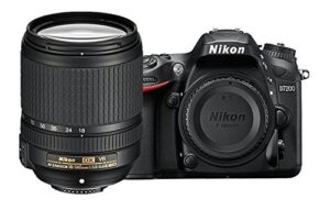 nikon d7200 24.2 mp dx-format digital slr camera with 18-140mm vr lens (black)(renewed)