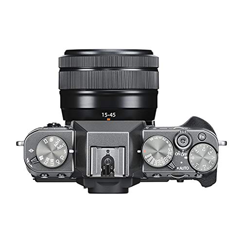 Fujifilm X-T30 Mirrorless Digital Camera w/XC15-45mm F/3.5-5.6 OIS PZ Lens, Charcoal Silver