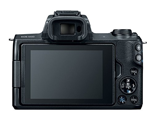 Canon Mirrorless Camera Body [EOS M50] with 4K Video, 24.1 Megapixel (APS-C) CMOS Sensor - Black (Renewed)