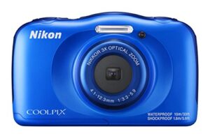 nikon digital camera coolpix w100 (blue)(japan import-no warranty)