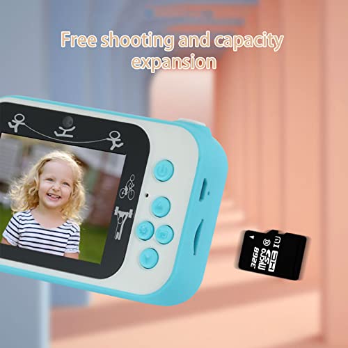 Kids Digital Camera - SLR Camera, High-Definition Front and Rear Dual-Camera, Children's Camera, Can Take Photos and Videos, Listen to Music and Play Small Games, Children's Gift