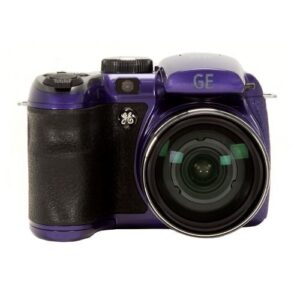 ge 16mp bridge digital camera 15x 2.7″ lcd (berry purple)