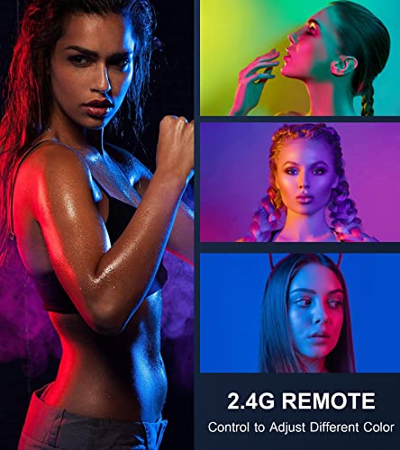 LED Softbox Lighting Kit, Zingbabu 20'' x28'' RGB Softbox Kit with 3200-6000K Led Bulb and Lighting Stand for YouTube Video Photography
