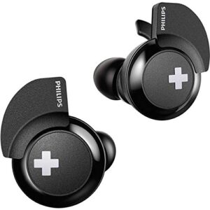 philips bass+ wireless bluetooth headphones – stereo – wireless – bluetooth – 32.8 ft – 16 ohm – 9 hz – 21 khz – earbud – binaural – black