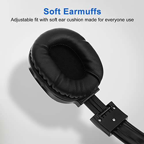 Portable Digital Personal FM Radio Headphones Ear Muffs with Best Reception, Battery Powered Wireless Headset with Build in Radio for Walking, Jogging and Daily Works