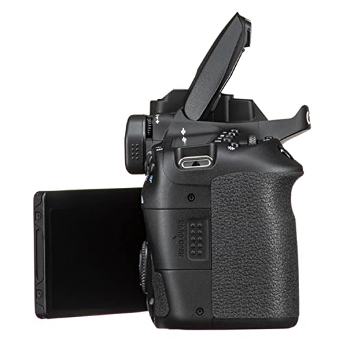 CaCanon EOS 90D DSLR Camera w/EF-S 18-5mm F/4-5.6 is STM Lens + 75-300mm F/4-5.6 III Lens + 64GB Memory + Back Pack Case + Tripod, Lenses, Filters, & More (28pc Bundle)