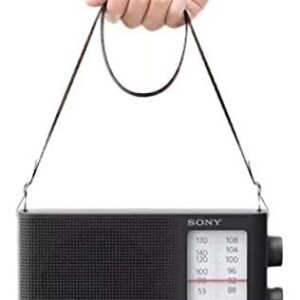 Sony Dual Band FM/AM Analog Portable Battery Radio Home Audio Radio Black (ICF-19)