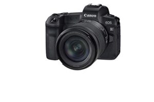 canon eos r + rf24-105mm f4-7.1 is stm lens kit, black (renewed)