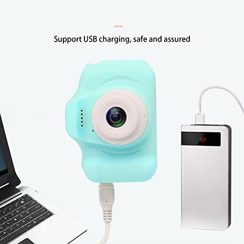 Kids Camera Digital Camera Cartoon Cute Rounded Design 2 Inch IPS Screen Auto Focusing Children Camera Toy Birthday Gifts