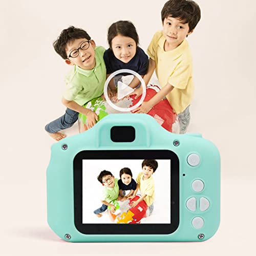 Kids Camera Digital Camera Cartoon Cute Rounded Design 2 Inch IPS Screen Auto Focusing Children Camera Toy Birthday Gifts