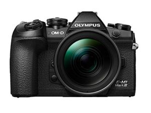 olympus om-d e-m1 mark iii black body with m.zuiko digital ed 12-40mm f2.8 pro lens (renewed)