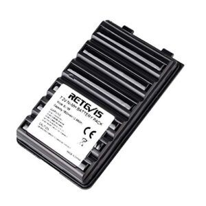 Retevis BL168 Two Way Radio Battery Compatible with Yaesu FT-60R VX-170 Vertex VX-150 VX-160 FT-60 FT-60E FT-60R FT-250E FT-250R FT-270E Walkie Talkie 7.2V 1800mAh Ni-MH Rechargeable Battery (1 Pack)